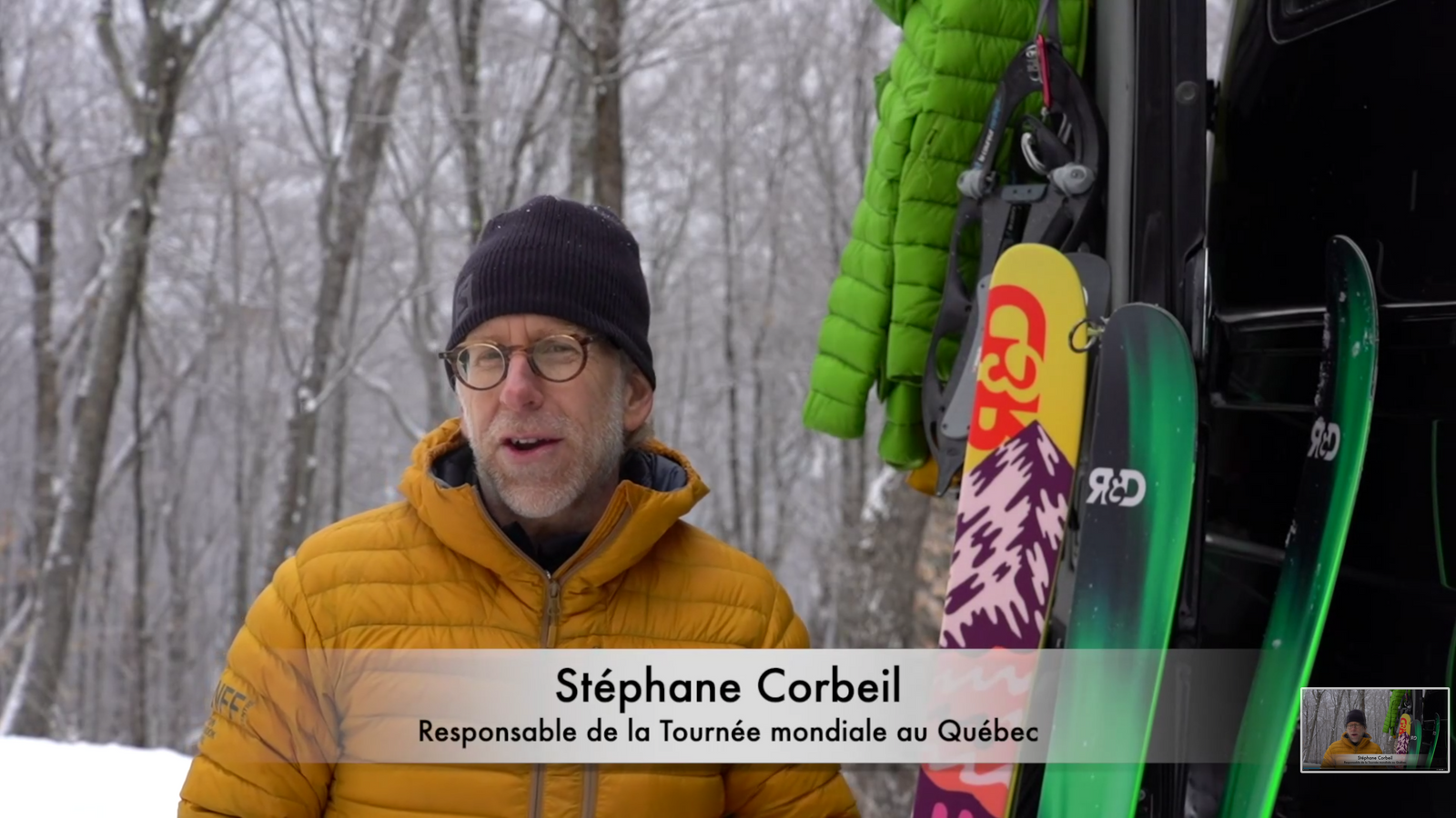 R&D Skis, fournisseur officiel de skis hors-piste de la Tournée mondiale du Festival de film de montagne de Banff!